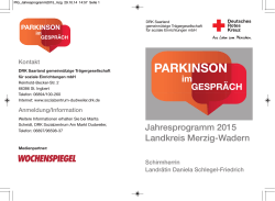 Jahresprogramm 2015 Landkreis Merzig-Wadern