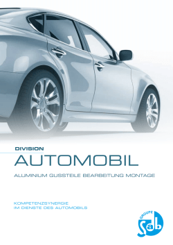 AUTOMOBIL - le Groupe SAB