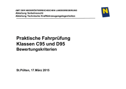 Prüferhandbuch 2015 Zusatzteil Klassen C95 D95