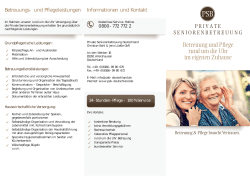 Flyer herunterladen - Private Seniorenbetreuung Deutschland