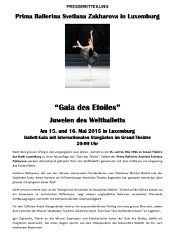 “Gala des Etoiles”