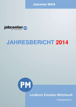 JAHRESBERICHT 2014 - Landkreis Potsdam