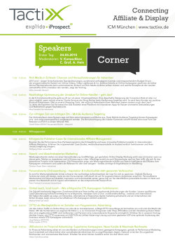 der Speakers-Corner-Agenda 2015 (PDF | 1,0