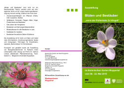 Ausstellung - Botanik - Bergische Universität Wuppertal