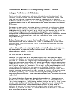Eine neue Lernkultur - Gemeinschaftsschule Wagh&auml;usel