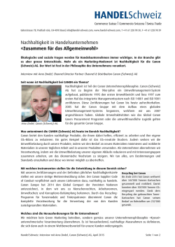 Interview Arno Zindel, Wir handeln 2-2015, 03.03