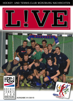 hockey- und tennis-club w&uuml;rzburg nachrichten ausgabe 01
