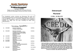 Dietramszell Pfarrbrief - Pfarrverband Dietramszell