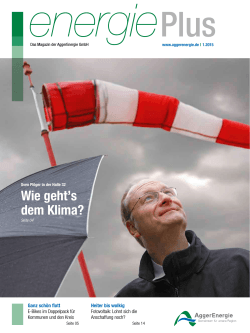 Kundenzeitung EnergiePlus 01/2015