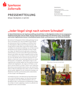 Jeder Vogel singt nach seinem Schnabel