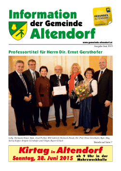 - Gemeinde Altendorf