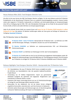 Infos zum TD Sketcher Release