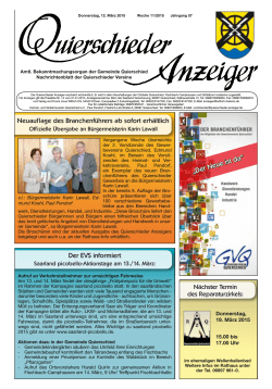 Der Neue ist da - Gemeinde Quierschied