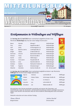 Wellendingen KW 15 ID 94021