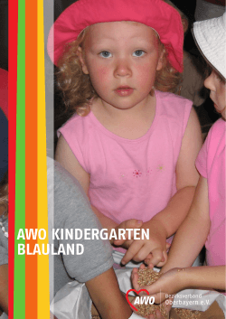 Kindergartenkonzeption - AWO Oberbayern eV Kinder