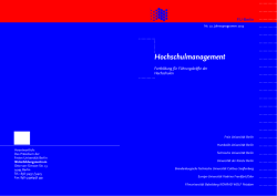 Hochschulmanagement - Hu