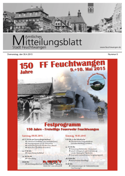 Mitteilungsblatt Nr 09 vom 30.04.2015