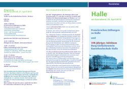 Flyer Halle - Weimarer Mal