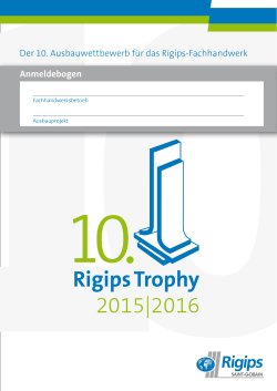 2015|2016 - Rigips GmbH