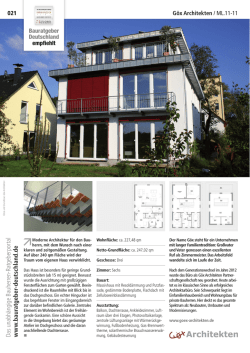 G&ouml;x Architekten - Bauratgeber