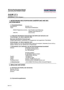Sicherheitsdatenblatt - Sachtleben Chemie GmbH