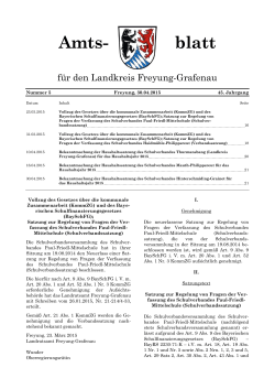 April 2015/Nr. 5 - Landkreis Freyung
