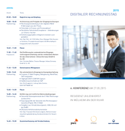 Digitaler Rechnungstag Mülheim 27-05-2015