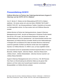 Pressemitteilung 02_2015_Expo Mailand