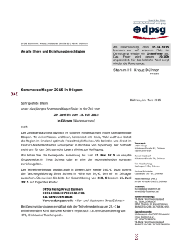DPSG Stamm Hl. Kreuz D&uuml;lmen