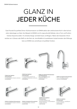 GLANZ IN JEDER K&Uuml;CHE