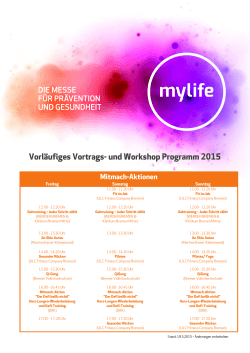 Rahmenprogramm mylife_20150319