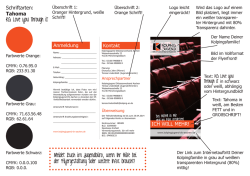 Flyer für Dummies - Kolpingjugend DV Aachen