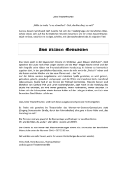 ZUM BLAUEN MOHRHUHN - Berufliche Oberschule Regensburg