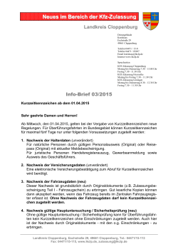 Info-Brief 03/2015 - Landkreis Cloppenburg