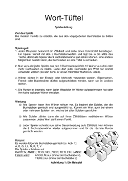 Spielanleitung mit Buchstabenw&uuml;rfel - familie