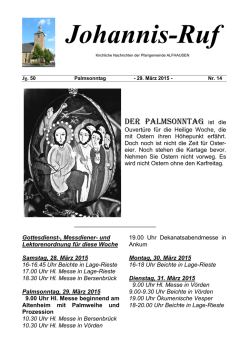 Johannis-Ruf - St. Johannis Alfhausen