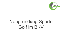 BKV Betriebssport Golf - Betriebssport