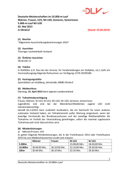 Ausschreibung