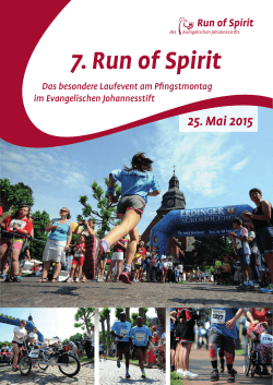 7. Run of Spirit - Evangelisches Johannesstift