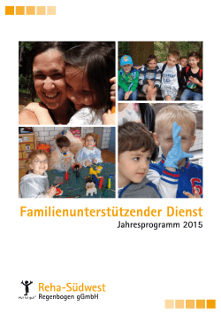 FUD - Jahresprogramm 2015 - Regenbogen gGmbH Mannheim