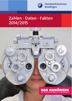 Zahlen · Daten · Fakten 2014/2015