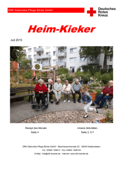 Heimzeitung Juni 2015 - DRK