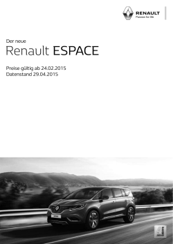 Renault ESPACE - Renault