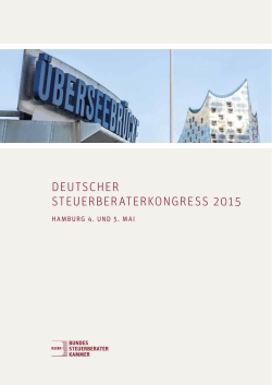 Deutscher steuerberaterKongress 2015