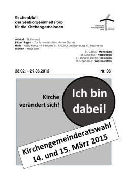 Ich bin dabei! - "Heilig Kreuz" in Horb