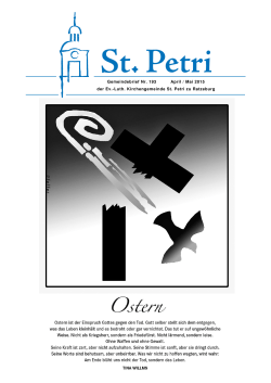 Nr. 193 April 2015 bis Mai 2015 - St. Petri