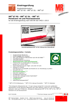 Produkt- infos - MR® Chemie GmbH