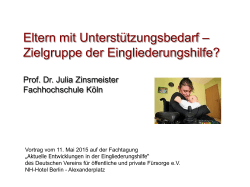 Vortrag Zinsmeister  - Deutscher Verein für öffentliche