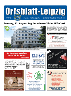 SACHSE - Ortsblatt Leipzig