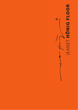 floor for live time - Jeanet Hönig Design
